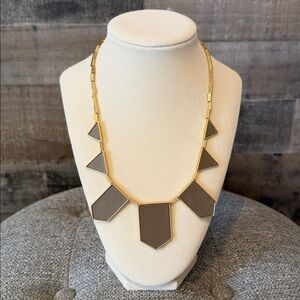 Taupe Statement Necklace